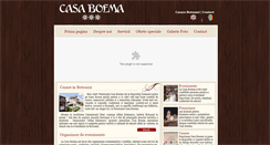 Desktop Screenshot of casaboema.ro